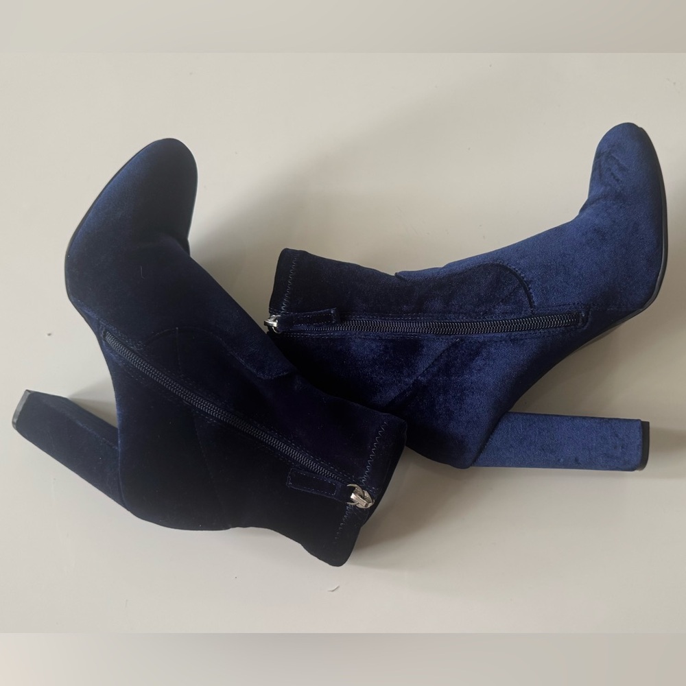 Steve Madden suede Dark Blue Heeled Boots
